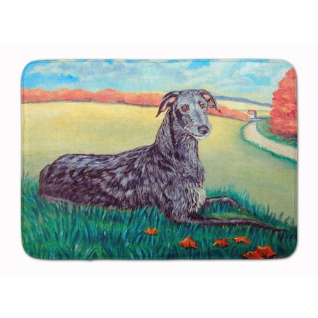 Carolines Treasures Scottish Deerhound Machine Washable Memory Foam Mat 7521RUG
